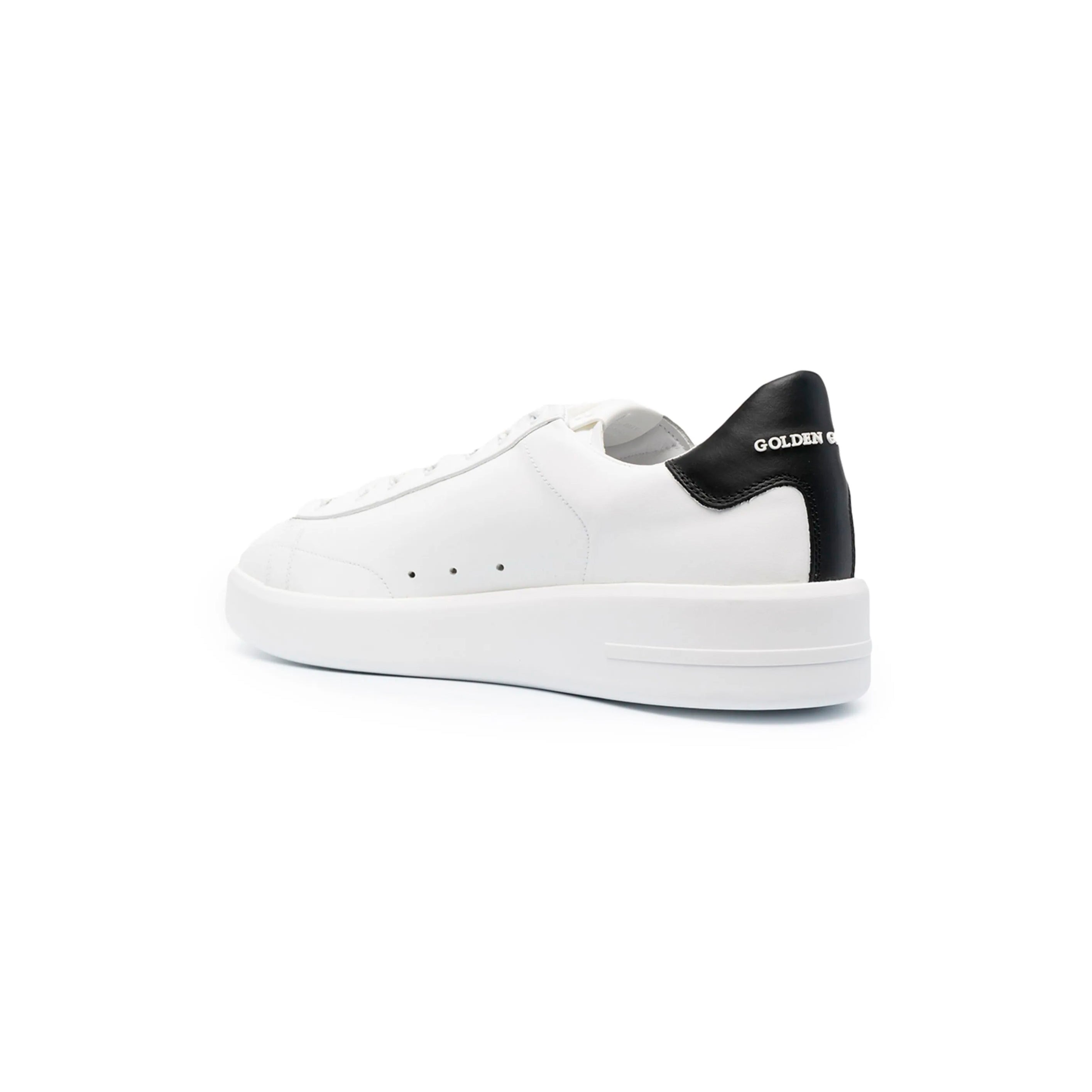 Golden Goose Pure Star Sneakers Bianche con Dettagli Neri