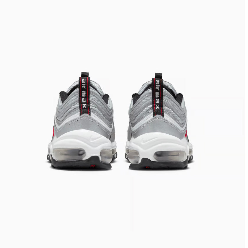 Nike Air Max 97 Argento Silver Bullet Rosso Uomo Sneakers Iconiche