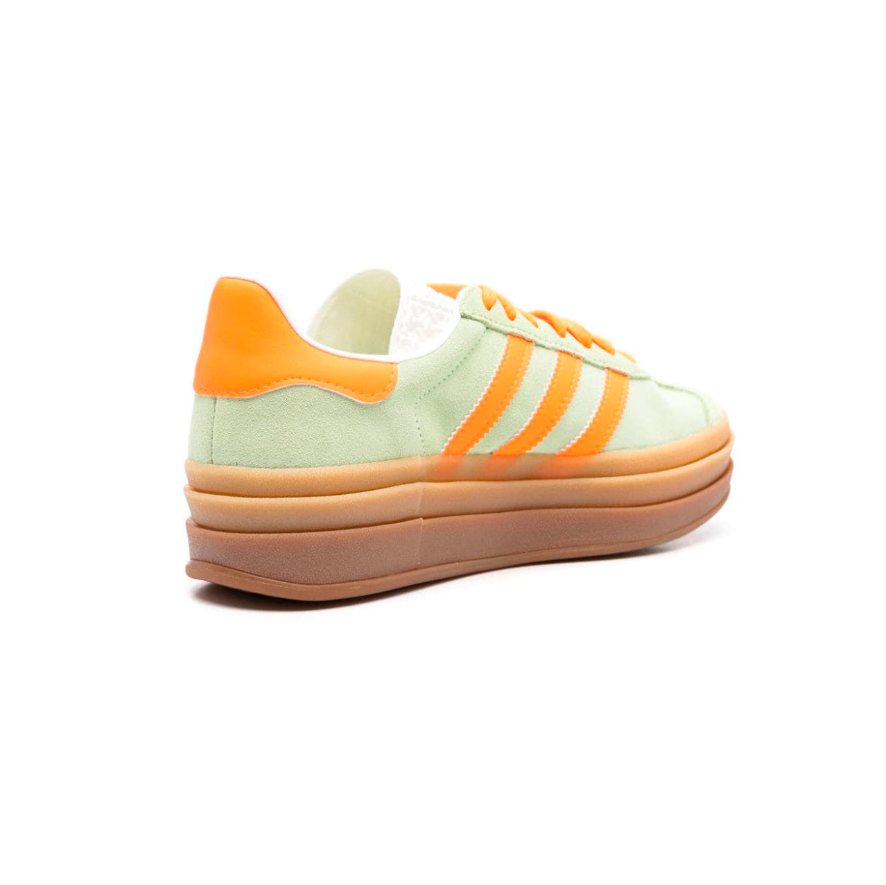 Adidas Gazelle Bold Scarpe Verde Chiaro e Arancione Donna Retro