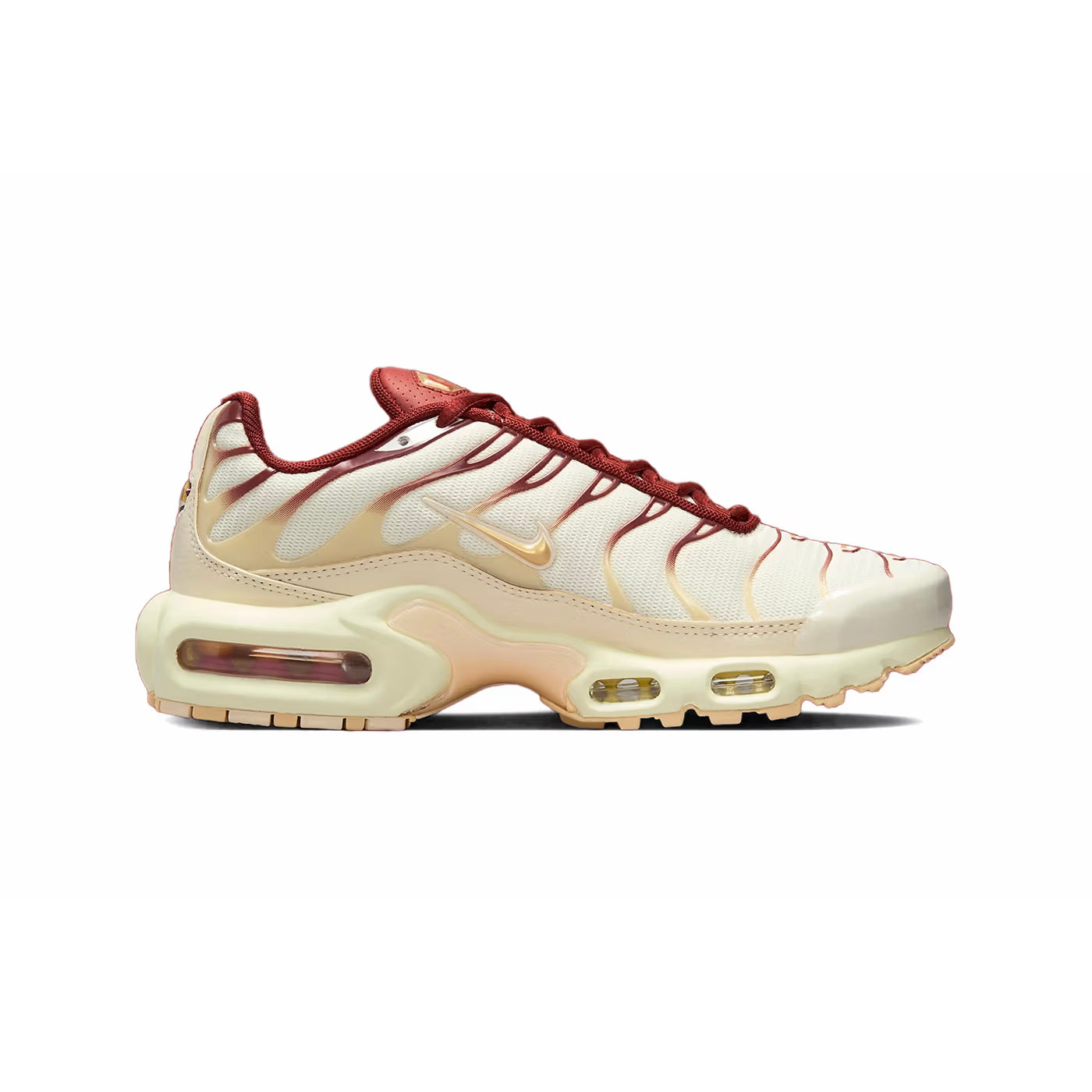 Nike Air Max Plus TN Bianco Rosso Team Uomo Sneakers Eleganti