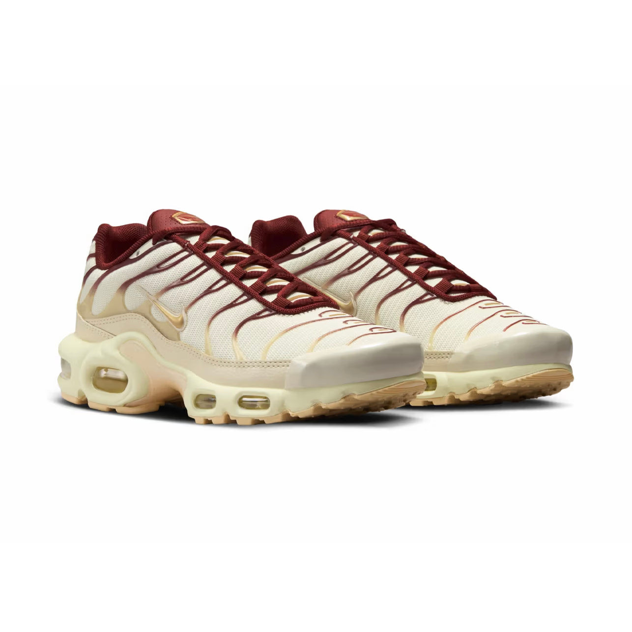 Nike Air Max Plus TN Bianco Rosso Team Uomo Sneakers Eleganti