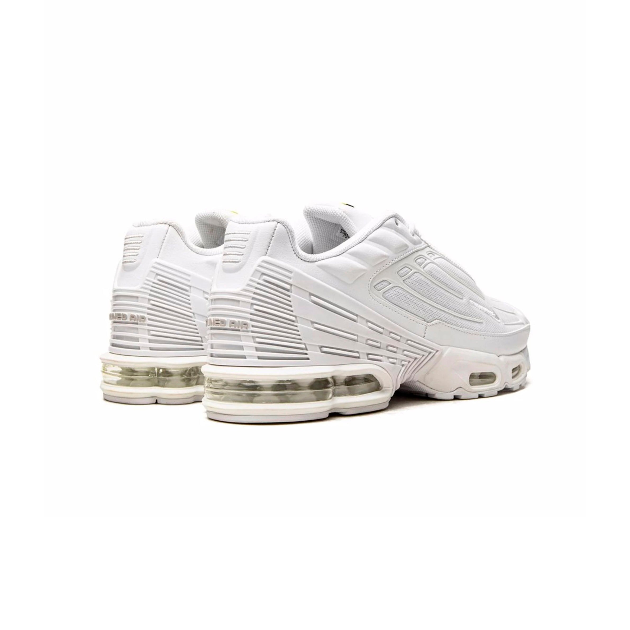 Nike Air Max Plus 3 Total White Bianco Uomo Sneakers Eleganti