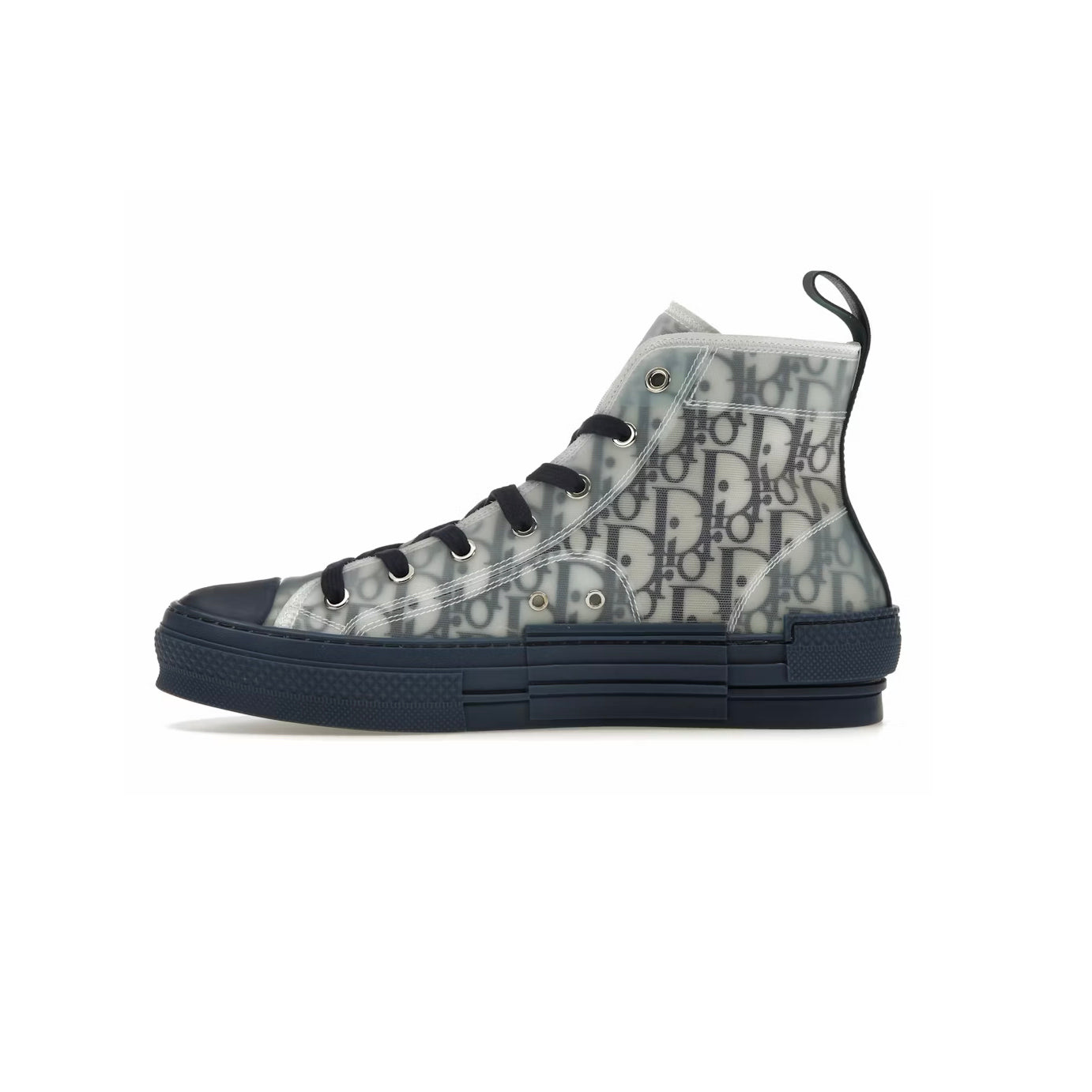 Dior B23 Sneakers Alte Blu e Grigio - Scarpe di Lusso Iconiche