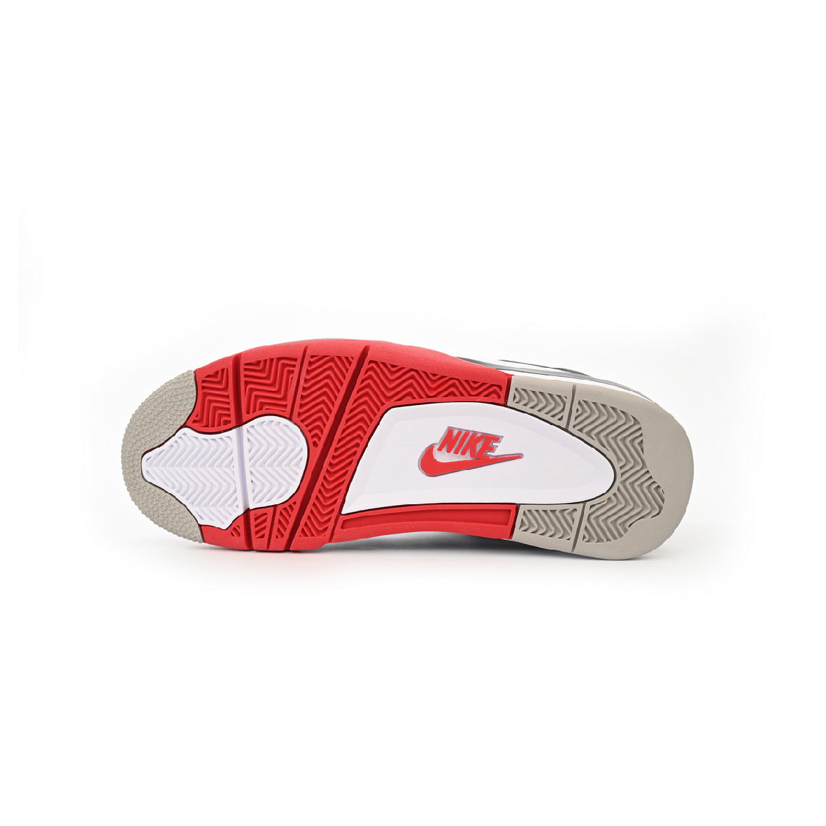 Nike Air Jordan 4 Retro Fire Red Bianco Rosso Nero Uomo