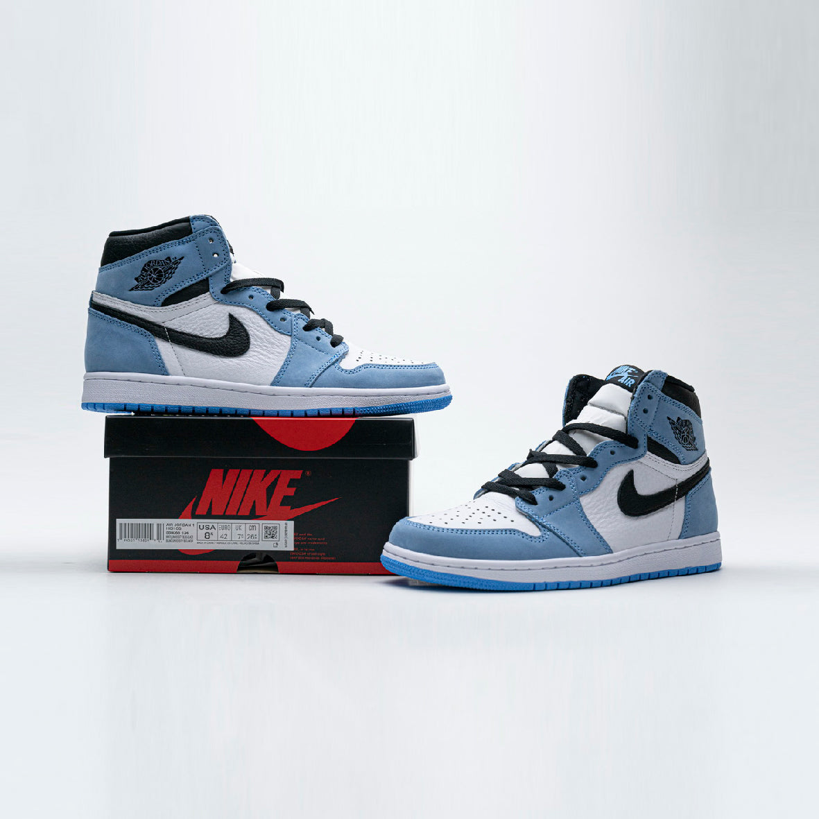 Nike Air Jordan 1 High OG University Blue Azzurro e Bianco