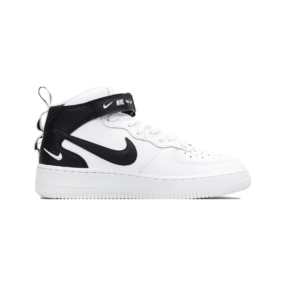 Nike Air Force 1 Mid '07 Bianco con Dettagli Neri