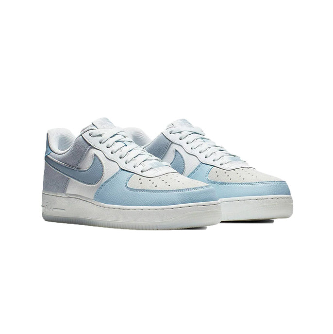 Nike Air Force 1 Low Azzurro Armory e Bianco in Pelle e Scamosciato