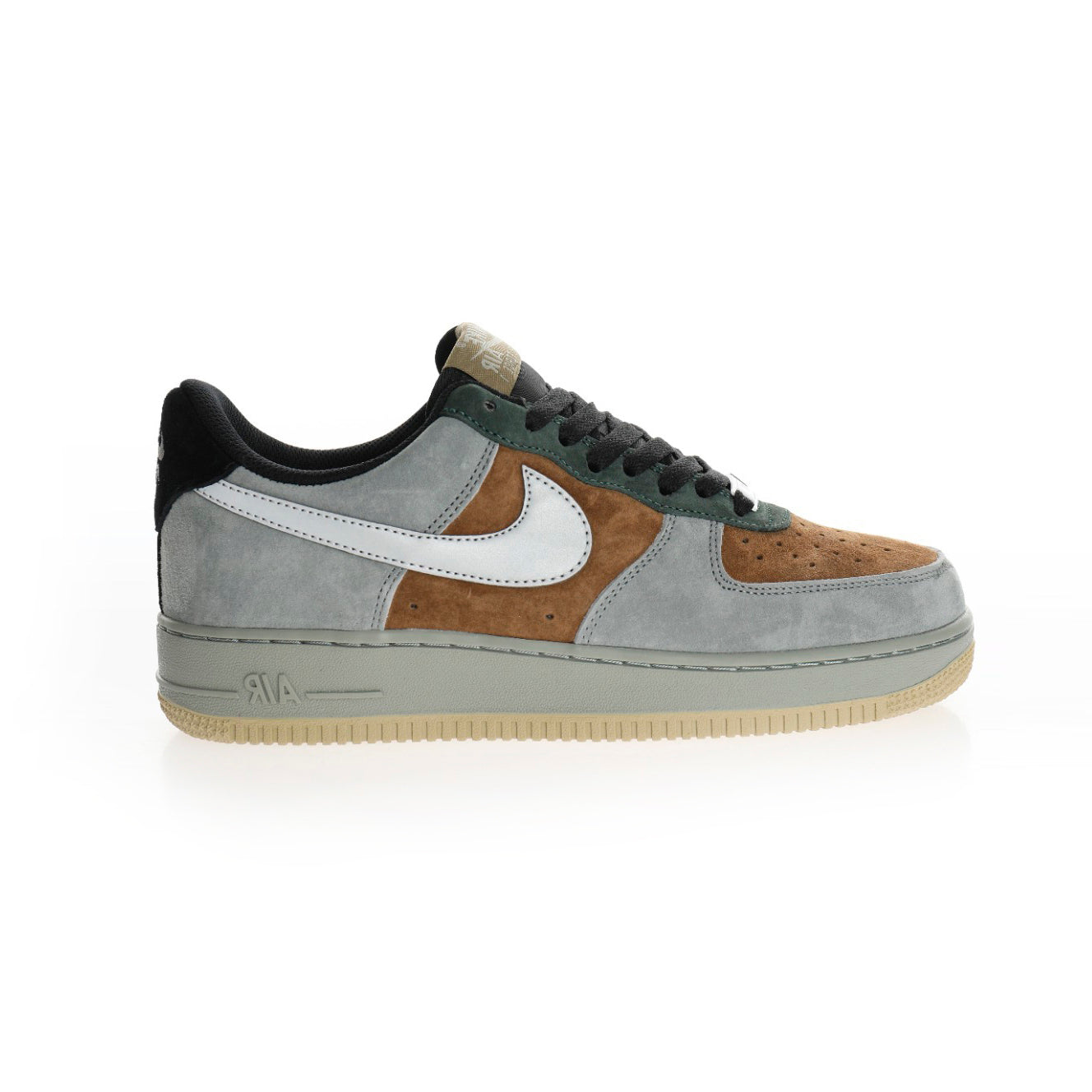 Nike Air Force 1 '07 Edizione Natale Grigio Scuro e Marrone