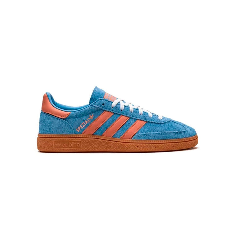 Adidas Handball Spezial Scarpe Blu e Arancione Uomo Retro Sportive