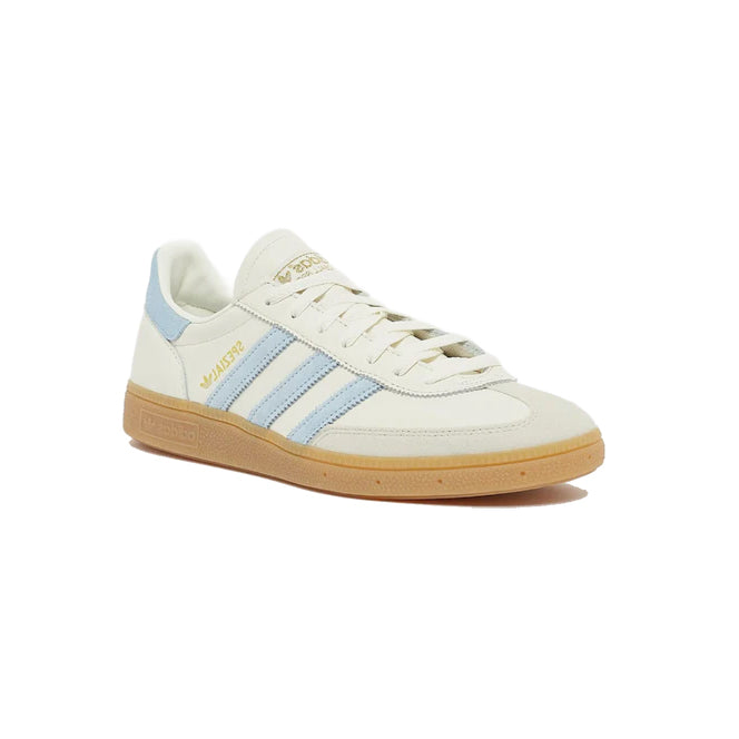 Adidas Handball Spezial Scarpe Bianche e Azzurro Cielo Uomo Retro