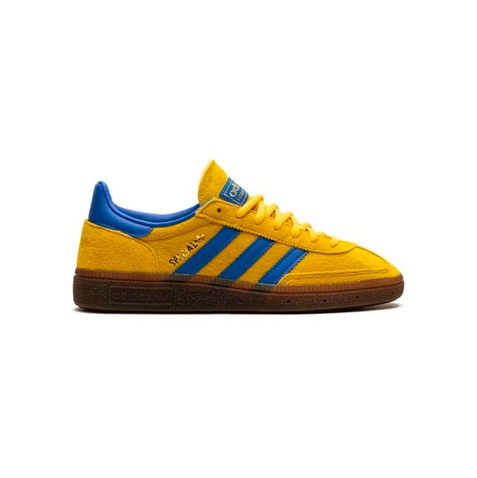 Adidas Handball Spezial Scarpe Gialle e Blu Uomo Retro Vintage