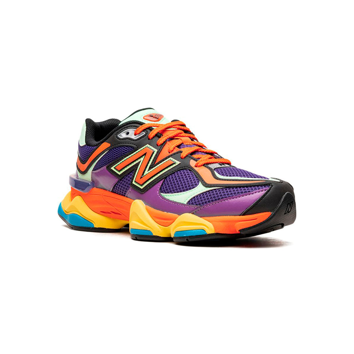 New Balance 9060 Scarpe Uomo Viola Prism Multicolore in Mesh e Pelle