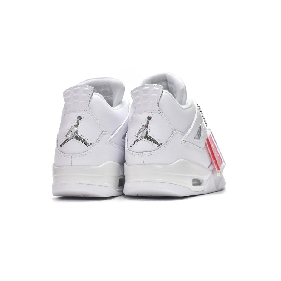 Nike Air Jordan 4 Retro Pure Money Bianco Argento Uomo